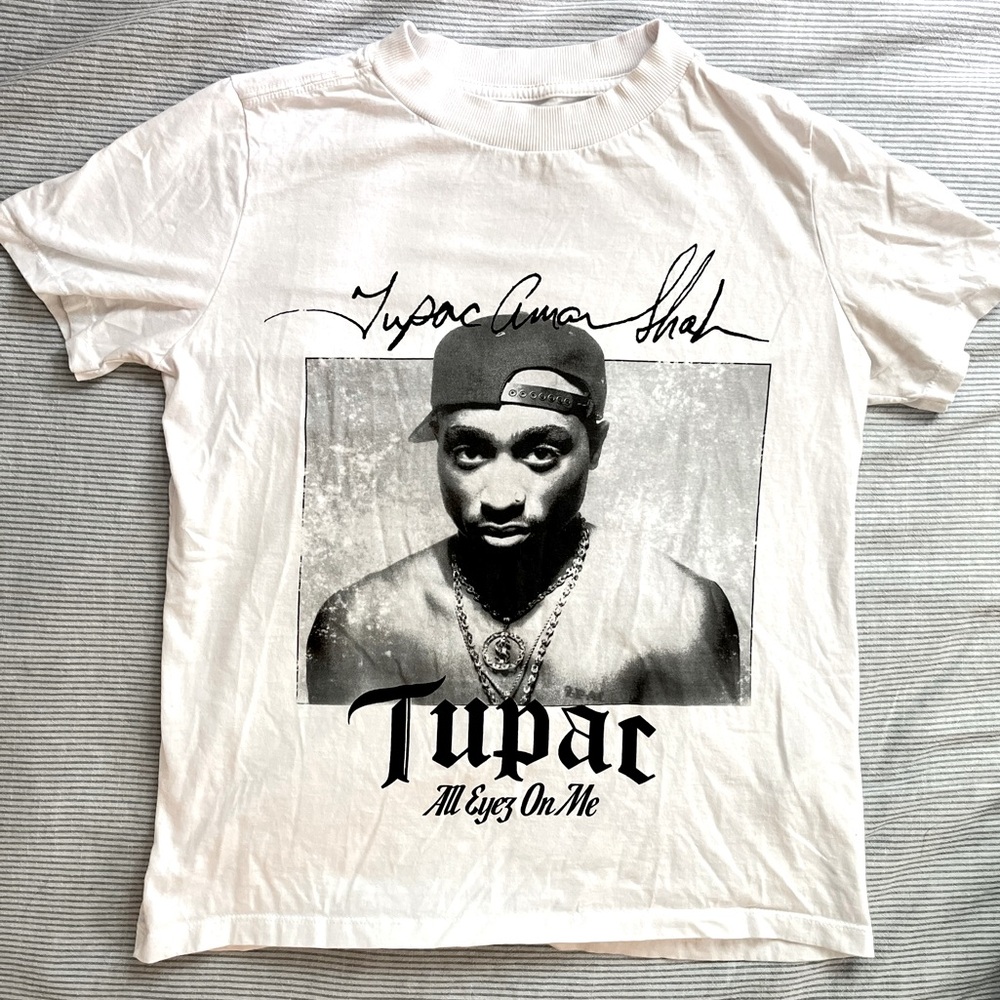 Tupac White Shirt